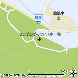 さっぽろばんけいスキー場周辺の地図