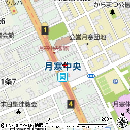 札幌冠婚葬祭互助会　やわらぎ斎場月寒周辺の地図