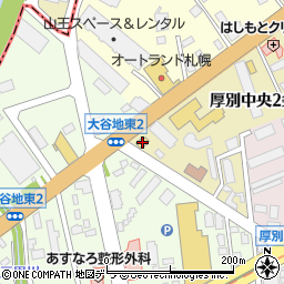 セブンイレブン札幌大谷地店周辺の地図