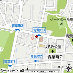 札幌青葉郵便局周辺の地図