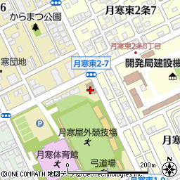札幌市消防局豊平消防署周辺の地図