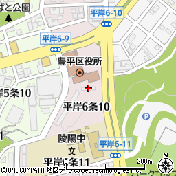 平岸市街地住宅２号棟周辺の地図