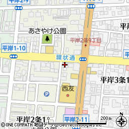 北郷内科周辺の地図