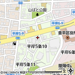 株式会社札幌寝具周辺の地図