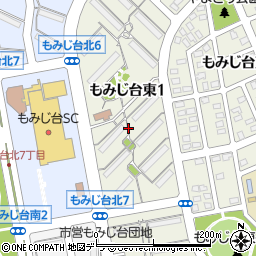 〒004-0011 北海道札幌市厚別区もみじ台東の地図