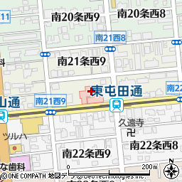 土田病院周辺の地図