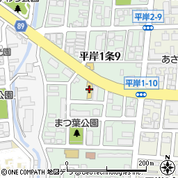 ネッツトヨタ道都平岸店周辺の地図