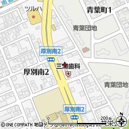 札幌海鮮丸　厚別南店周辺の地図