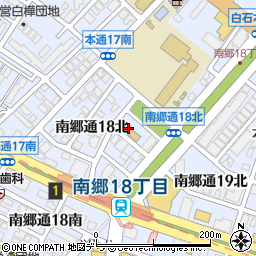 学校法人大藤学園　札幌白樺幼稚園周辺の地図