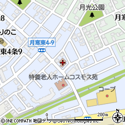 札幌市あやめ野児童会館周辺の地図