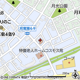 北海道札幌市豊平区月寒東４条10丁目6周辺の地図