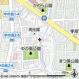 北海道自動車短期大学ボディリペア実習場周辺の地図