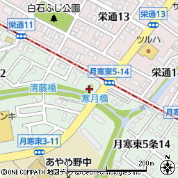 銀波露 札幌店周辺の地図