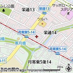 古河電池株式会社　北海道支店周辺の地図