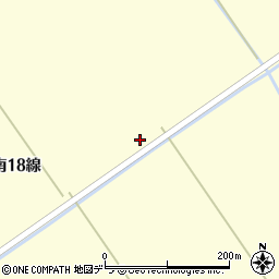 北海道空知郡南幌町南１８線西1256-19周辺の地図