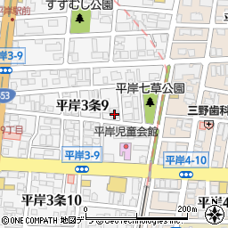 ライオンズパレス平岸周辺の地図