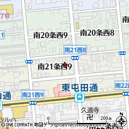 フィーノ東屯田周辺の地図