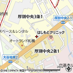住研ハウス株式会社札幌支店周辺の地図