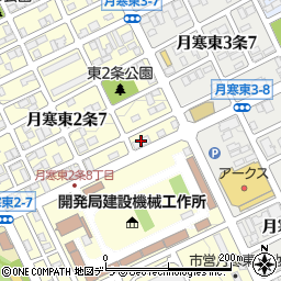 白川舞台機構株式会社　北海道営業所周辺の地図
