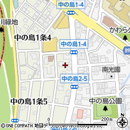 北海道札幌市豊平区中の島１条4丁目8周辺の地図