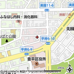 平岸マンションＡ周辺の地図