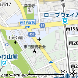 株式会社フジエテキスタイル　札幌営業所周辺の地図