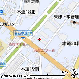 東テク北海道株式会社　サービス部周辺の地図
