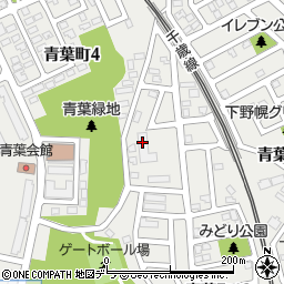 ジャパンケア札幌青葉周辺の地図