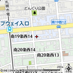 三菱電機山鼻アパート周辺の地図