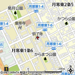 明了寺周辺の地図