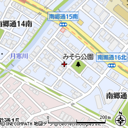北海道札幌市白石区南郷通１５丁目南周辺の地図
