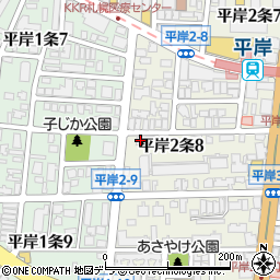 シャリテ平岸－１周辺の地図