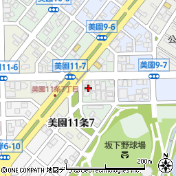 株式会社光生舎リースキン　札幌東営業所周辺の地図