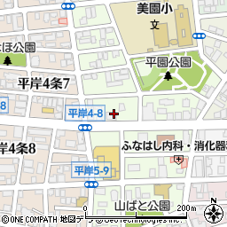 そうごう薬局　札幌平岸店周辺の地図