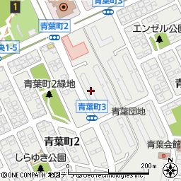 市営住宅青葉Ｃ団地５号棟周辺の地図