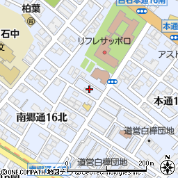 北海道札幌市白石区本通１６丁目南5周辺の地図