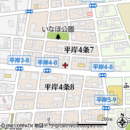 メープルコート平岸周辺の地図