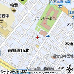 北海道札幌市白石区本通１６丁目南5-5周辺の地図