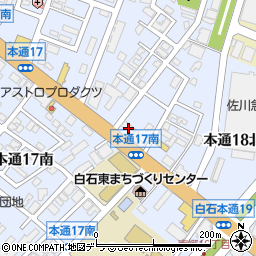 メモリアル仏壇・金宝堂　札幌店周辺の地図