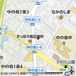 キューブ中の島２・３周辺の地図