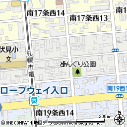 ティーシー札幌周辺の地図
