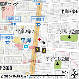 アザレ化粧品札幌本舗周辺の地図