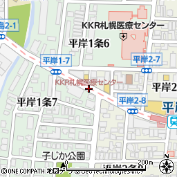 KKR札幌医療センター周辺の地図