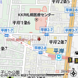 札幌市豊平区平岸まちづくりセンター周辺の地図