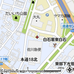 中日本航空株式会社　札幌営業所周辺の地図