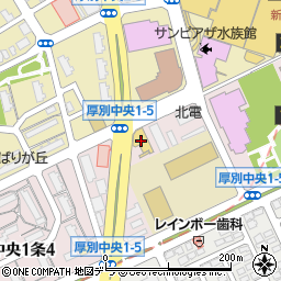 札幌日産新さっぽろ店周辺の地図