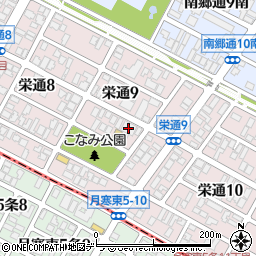 南郷札幌幼稚園周辺の地図