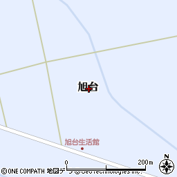 北海道夕張郡栗山町旭台周辺の地図