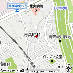 下野幌まるやま公園周辺の地図