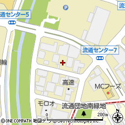 日晶運輸株式会社　大谷地営業所周辺の地図